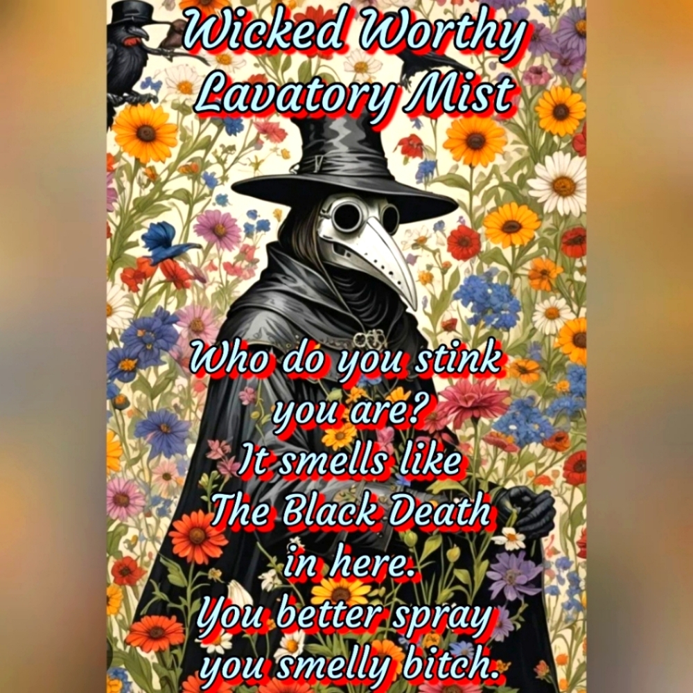 Hand Crafted , Wicked Worthy Lavatory Mist Tobacco Vanilla